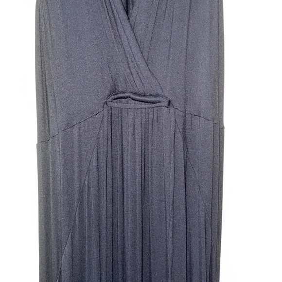 Motherhood Maternity super soft, long black dress - Picture 4 of 6